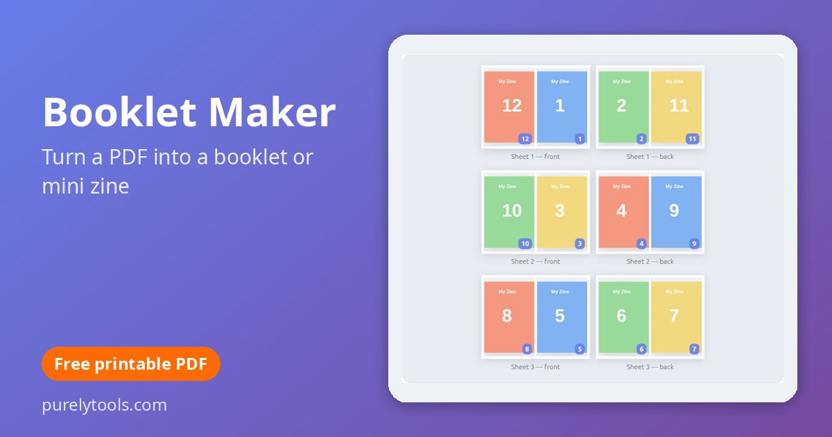 Booklet Maker preview