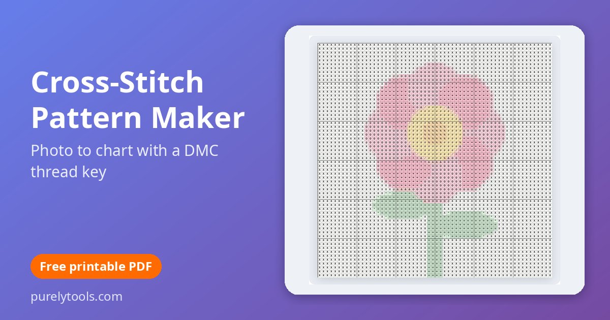 Cross-Stitch Pattern Maker preview