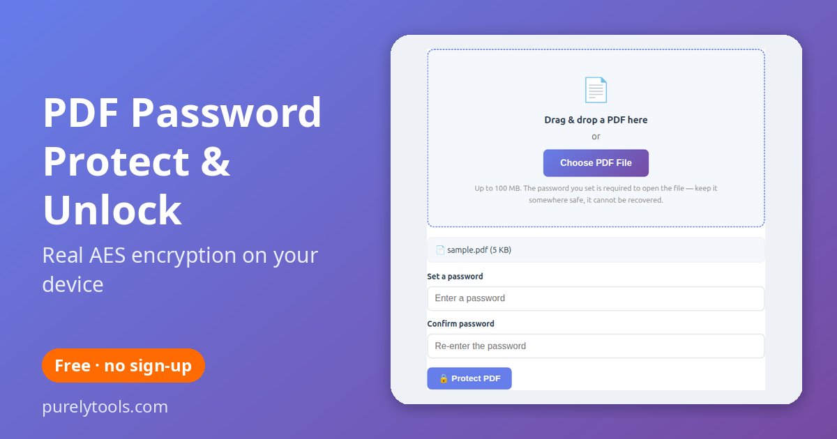 PDF Password Protect & Unlock preview