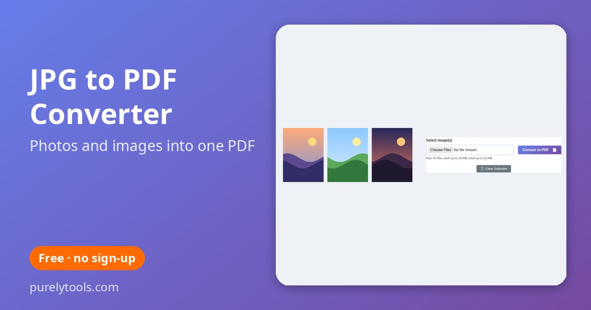 JPG to PDF Converter preview